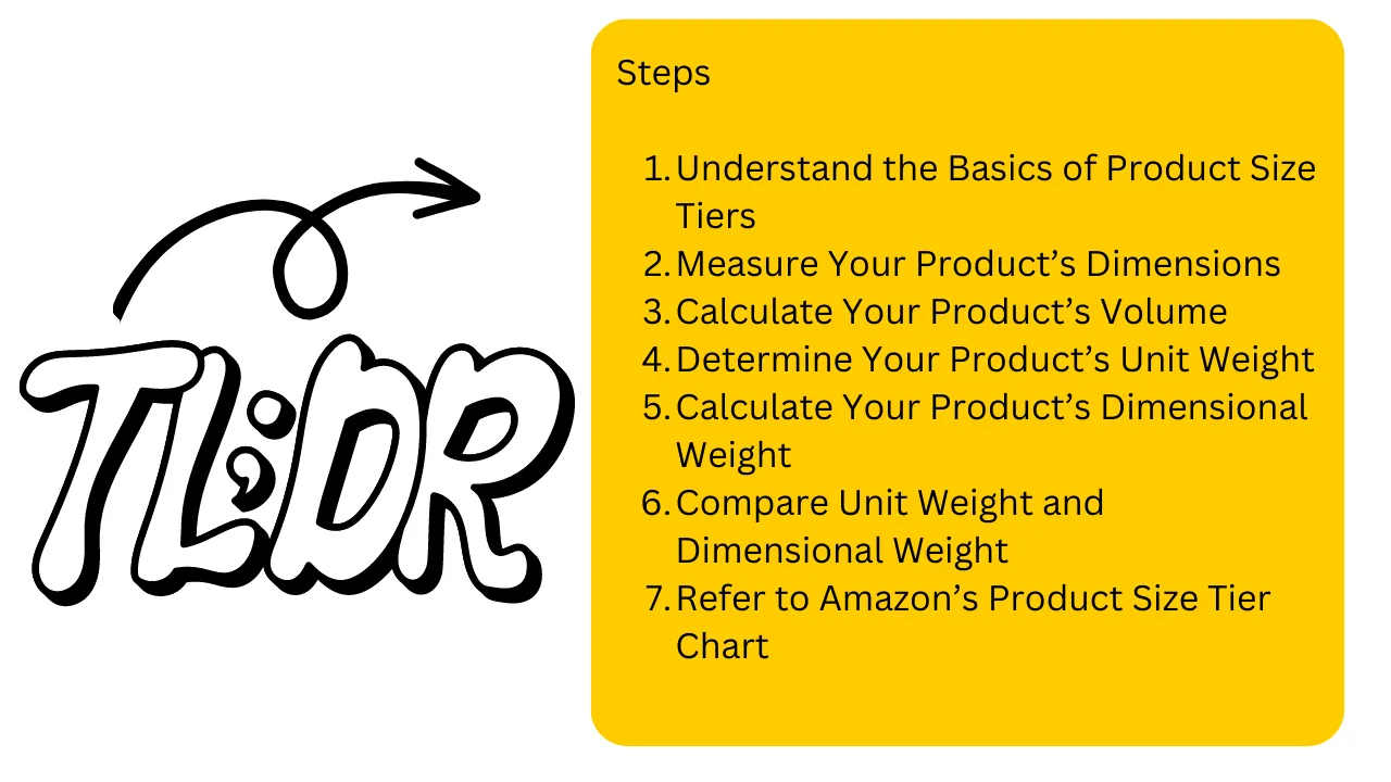 How to Determine Your Product Size Tier